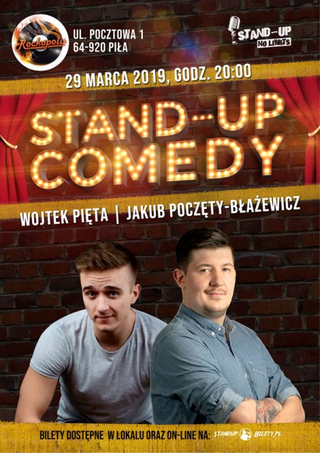 Stand-up: Wojtek Pięta, Jakub Poczęty-Błażewicz - stand-up