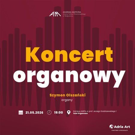 Koncert Organowy: Szymon Olszański - koncert