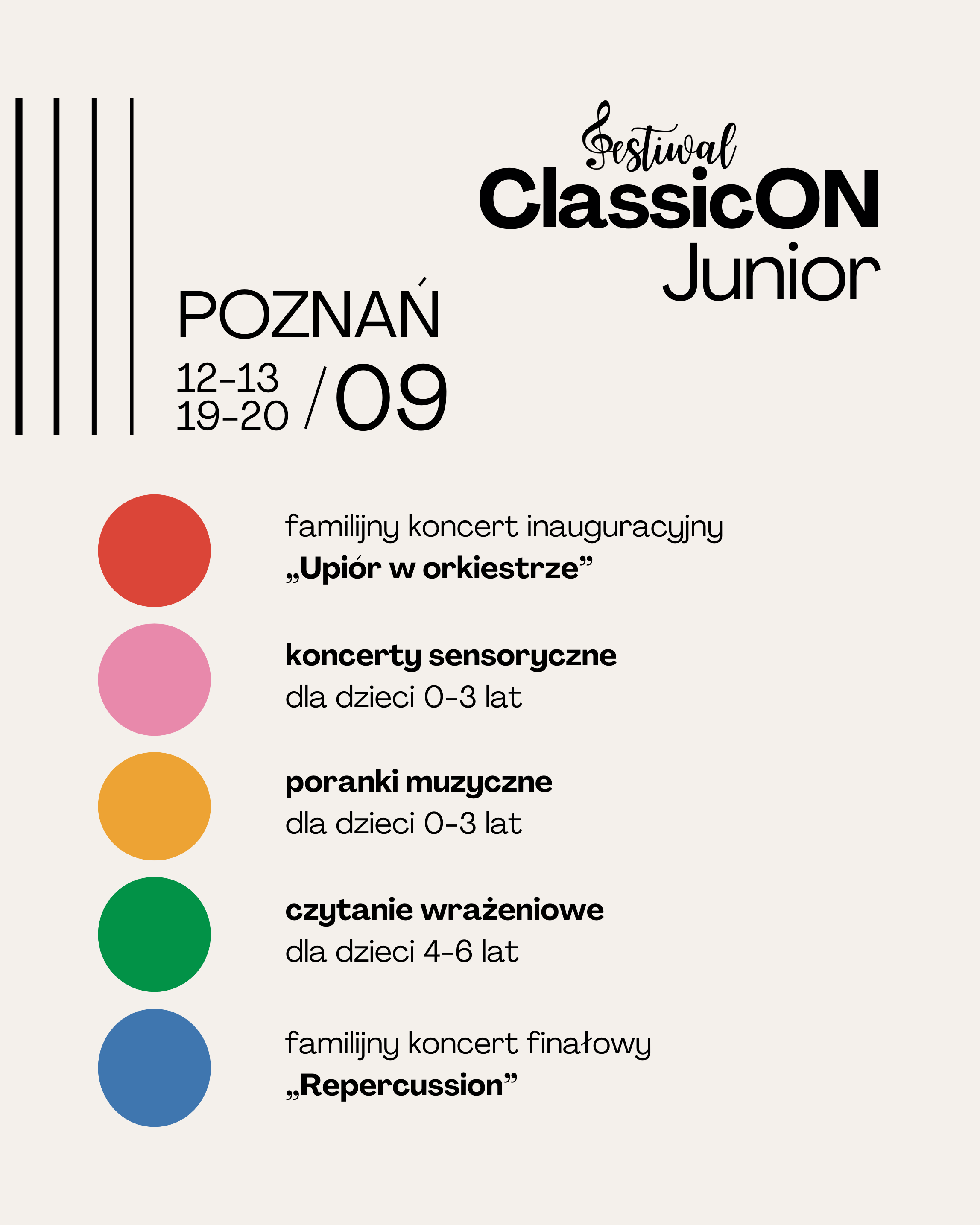 Koncert sensoryczny i Warsztaty "Dotknij dźwięku" (0-3 lat) Poznań