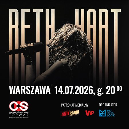 Beth Hart: Trasa 2026 Warszawa - koncert