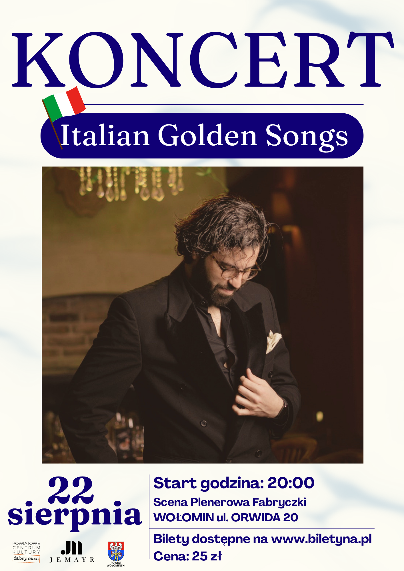 Koncert Italian Golden Songs Wołomin