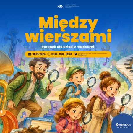 Poranek Muzyczny dla dzieci z rodzicami - Między wierszami - koncert
