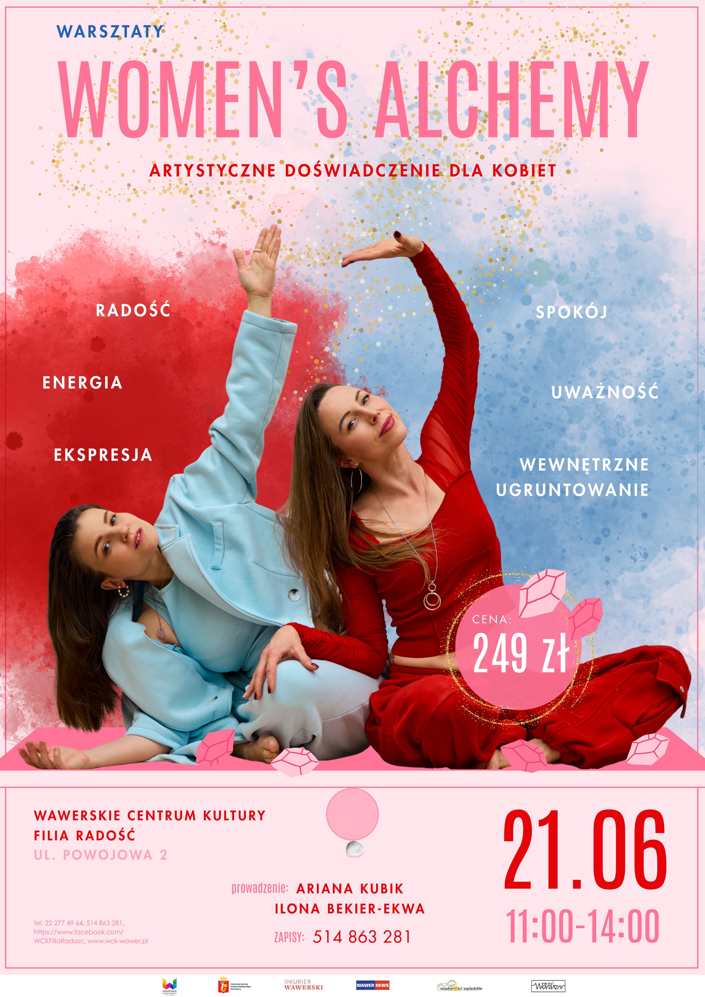 „Women’s Alchemy” Warsztat artystyczno wzmacniający Warszawa