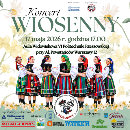 Koncert Wiosenny SZPiT PRz "POŁONINY" - koncert