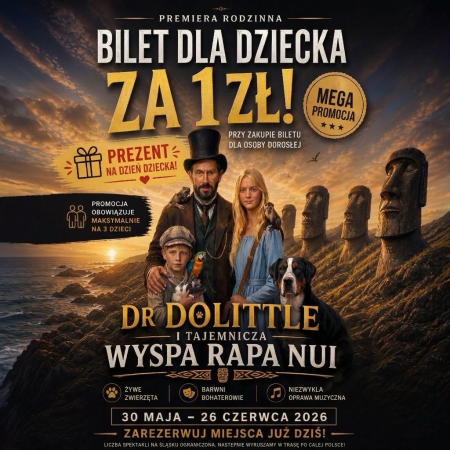 Dr Dolittle i Tajemnicza Wyspa Rapa Nui - dla dzieci