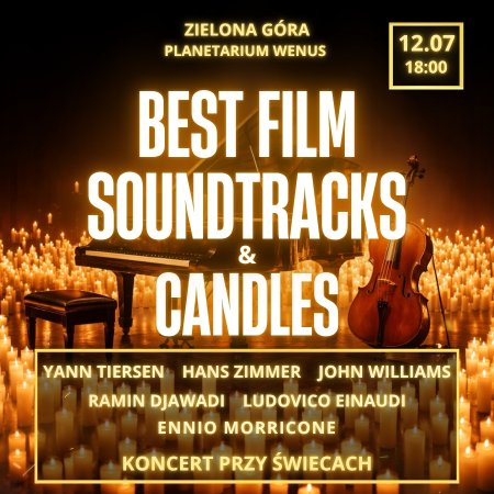 Piano &amp; Cello: Best Film Soundtracks &amp; Candles - koncert