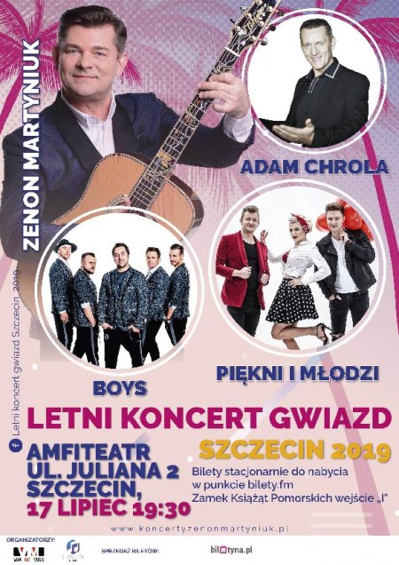 Letni Koncert Gwiazd: Zenon Martyniuk, Boys, Piękni i Młodzi, Adam Chrola - koncert