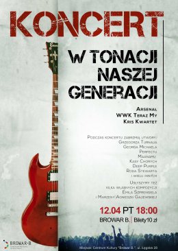 „W Tonacji Naszej Generacji” - Bilety na koncert