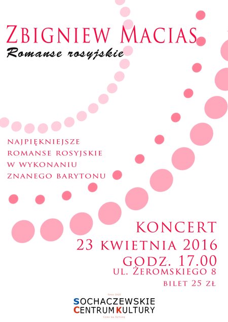 Rosyjskie Romanse - Zbigniew Macias - koncert