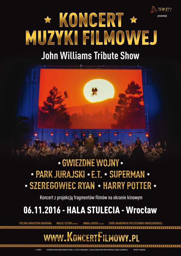 Koncert Muzyki Filmowej John Williams Tribute Show Warszawa Kupuj