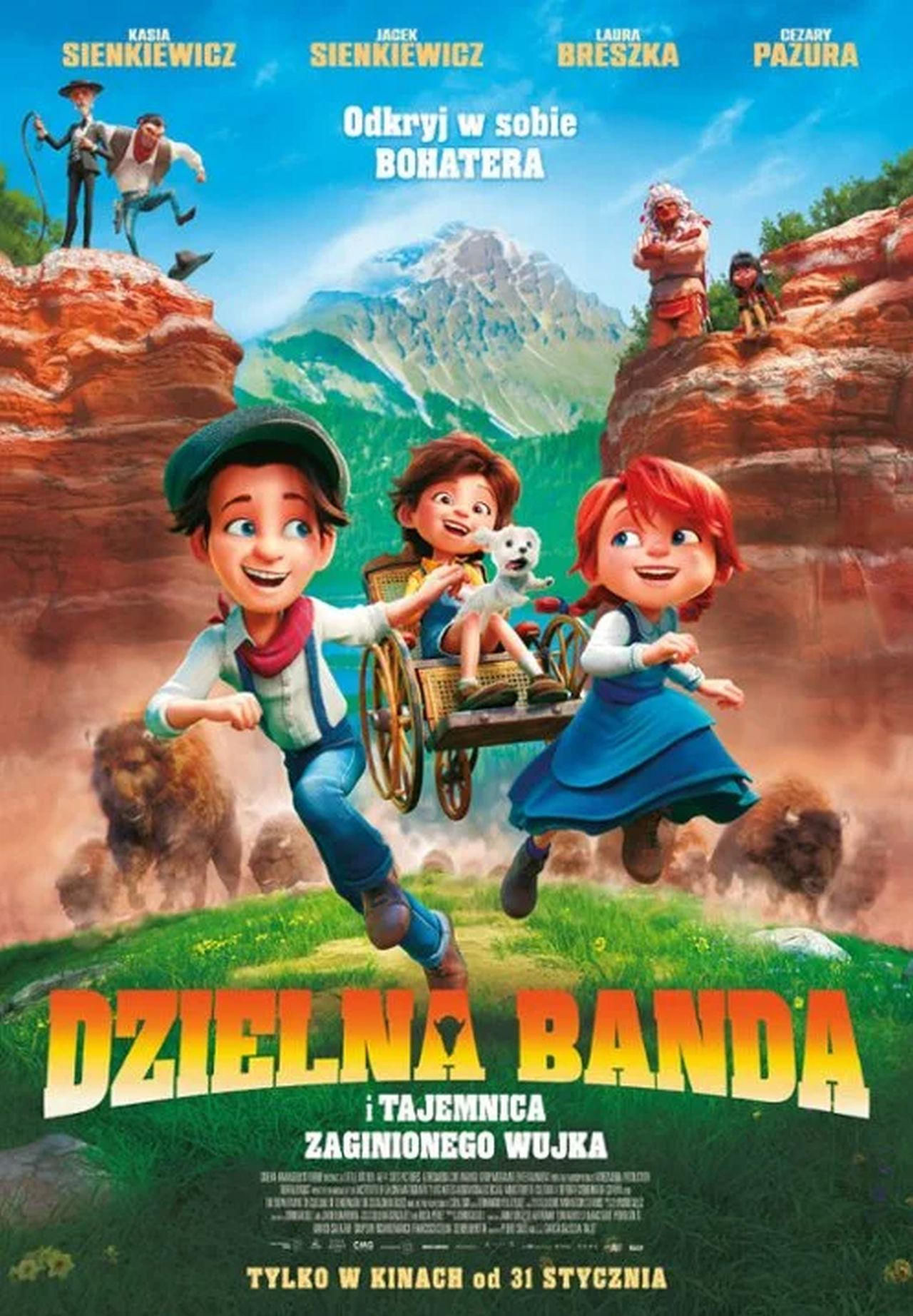 Dzielna banda i tajemnica zaginionego wujka - Kino za friko! (seanse darmowe, niebiletowane) Aleksandrów Kujawski