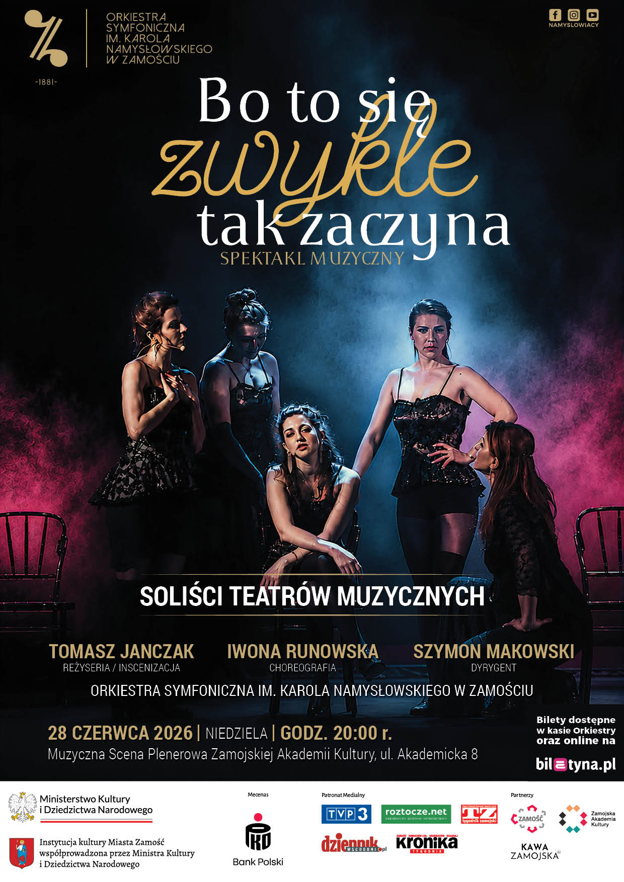 "Bo to się zwykle tak zaczyna" - spektakl muzyczny Zamość