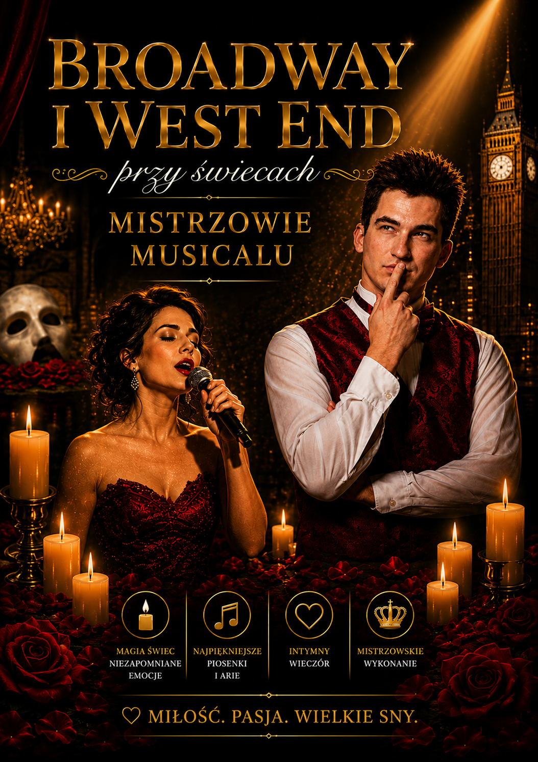 Broadway i West End przy świecach - Mistrzowie Musicalu Kraków