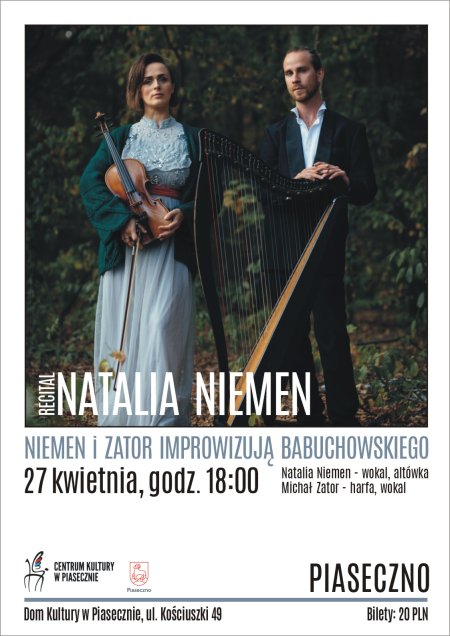 Recital Natalii Niemen - "Niemen i Zator improwizują Babuchowskiego" - koncert