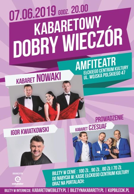 Kabaretowy Dobry Wieczór - Ełk - kabaret