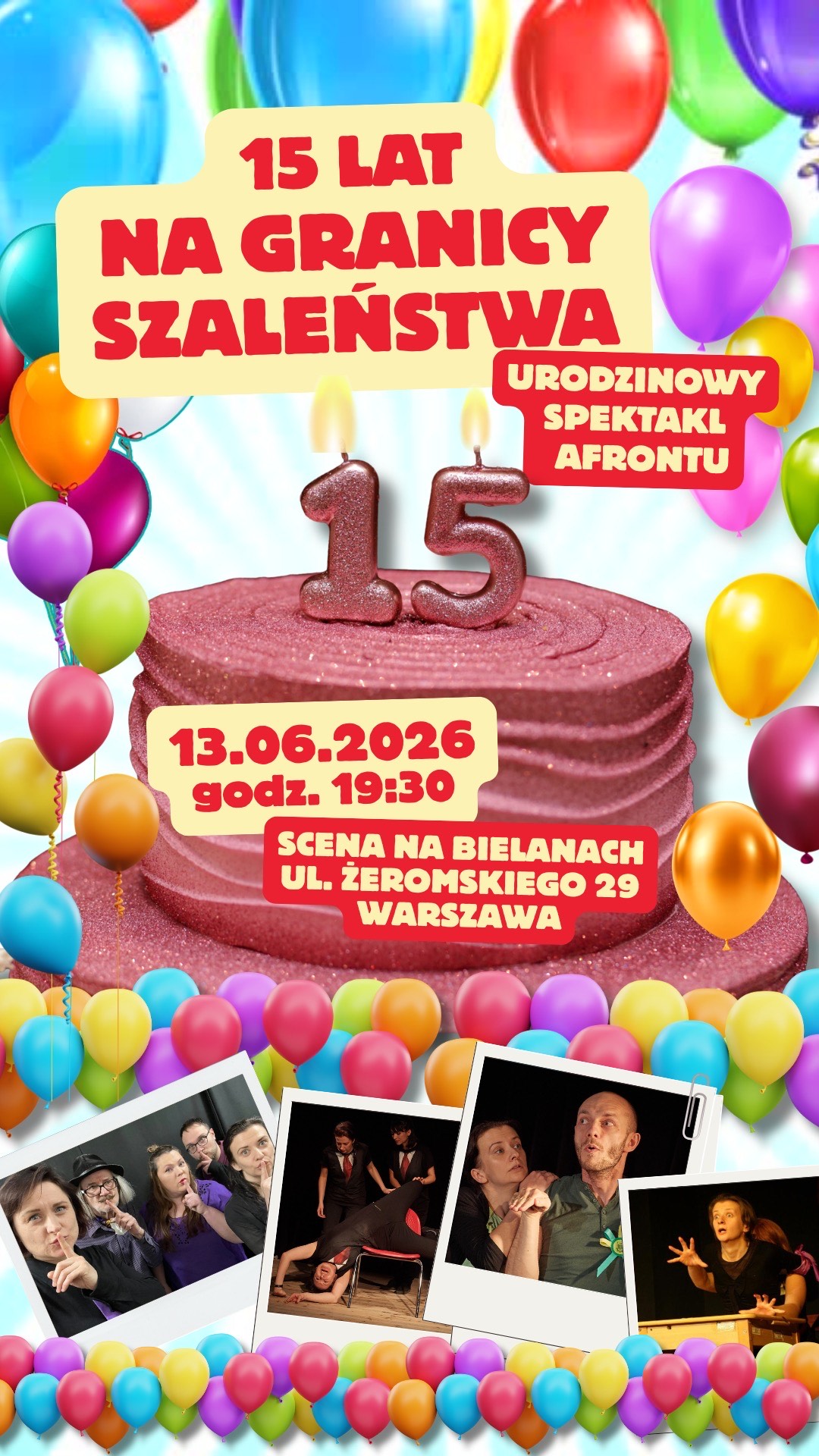 "Na granicy szaleństwa" - komedia improwizowana Teatru Improwizacji Afront. Warszawa