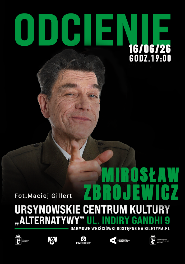 Odcienie | spotkanie z Mirosławem Zbrojewiczem Warszawa