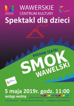 Bajka dla dzieci - Smok Wawelski - Bilety na wydarzenie dla dzieci