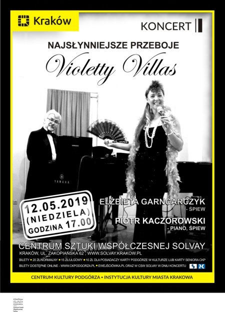 Koncert "Najsłynniejsze przeboje Violetty Villas" - koncert