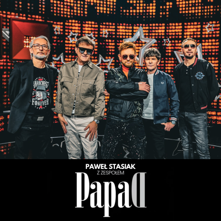 Paweł Stasiak z zespołem Papa D - koncert