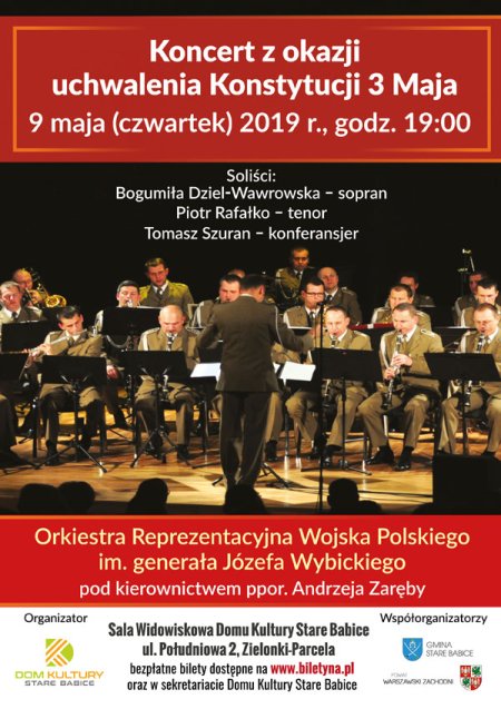 Koncert Orkiestry Reprezentacyjnej Wojska Polskiego im. gen. J. Wybickiego pod kierownictwem ppor. Andrzeja Zaręby - koncert