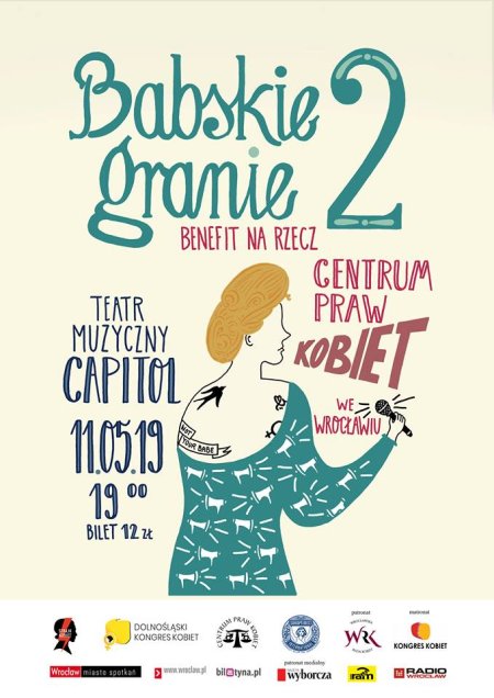 Babskie Granie 2. Benefit na rzecz Centrum Praw Kobiet we Wrocławiu - koncert