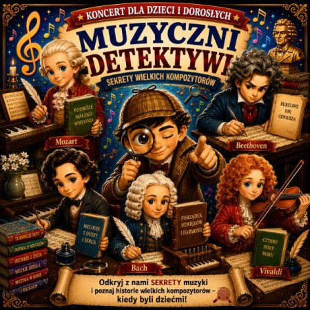 Muzyczni Detektywi - Sekrety Wielkich Kompozytorów - dla dzieci