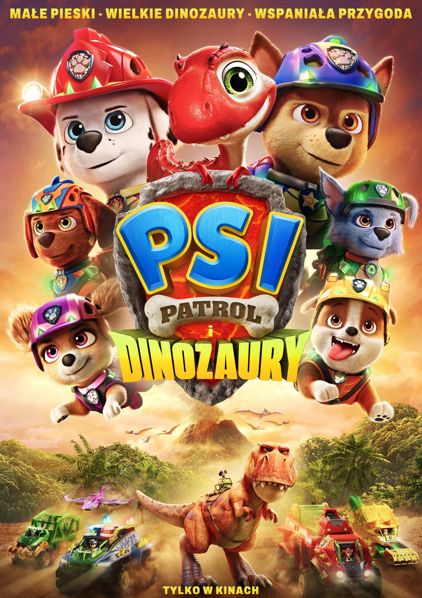Psi Patrol i dinozaury Głowno