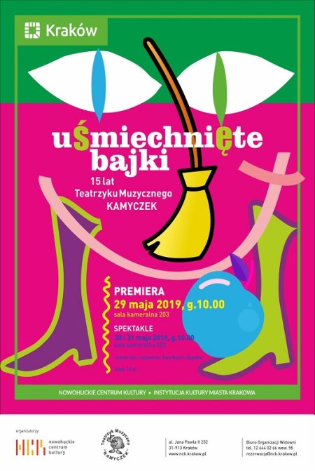 „Uśmiechnięte bajki”  Teatrzyk Muzyczny Kamyczek - dla dzieci