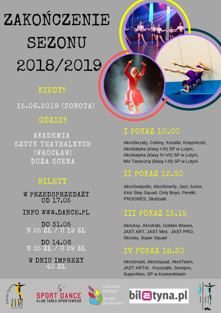 Zakończenie sezonu 2018/2019 w Szkole Tańca JAST - inne