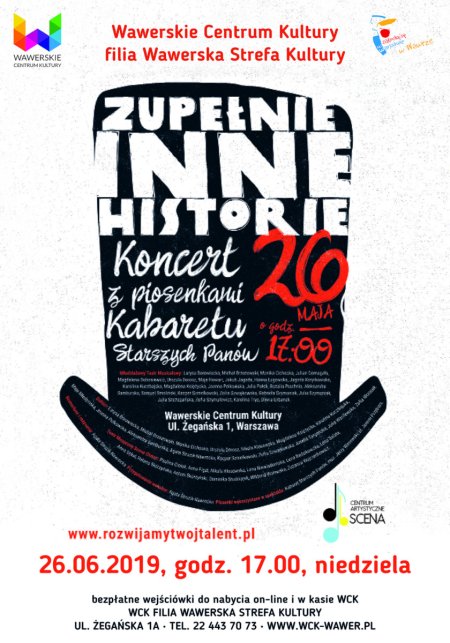 Koncert z piosenkami Kabaretu Starszych Panów - koncert