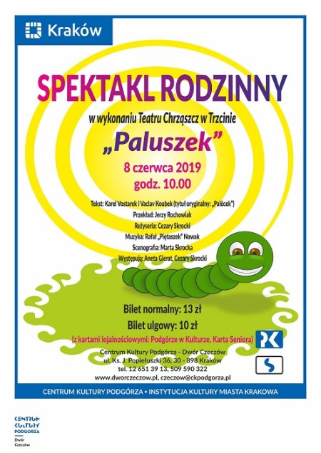 Spektakl rodzinny - Paluszek - spektakl