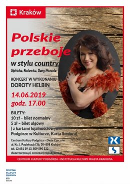 Polskie przeboje w stylu Country - Koncert Doroty Helbin - koncert