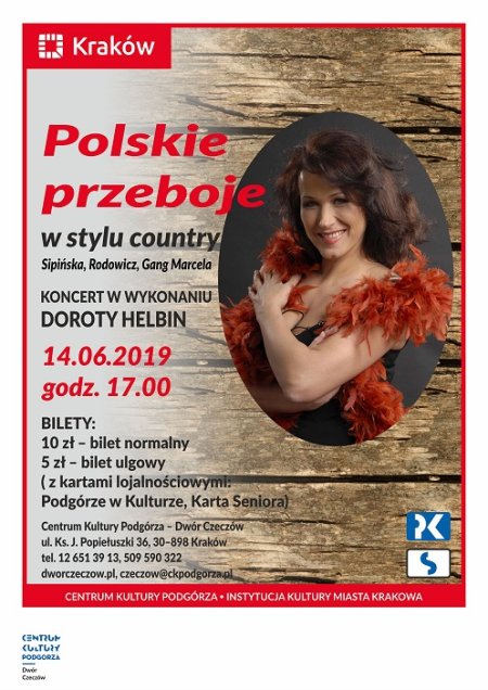 Polskie przeboje w stylu Country - Koncert Doroty Helbin - koncert