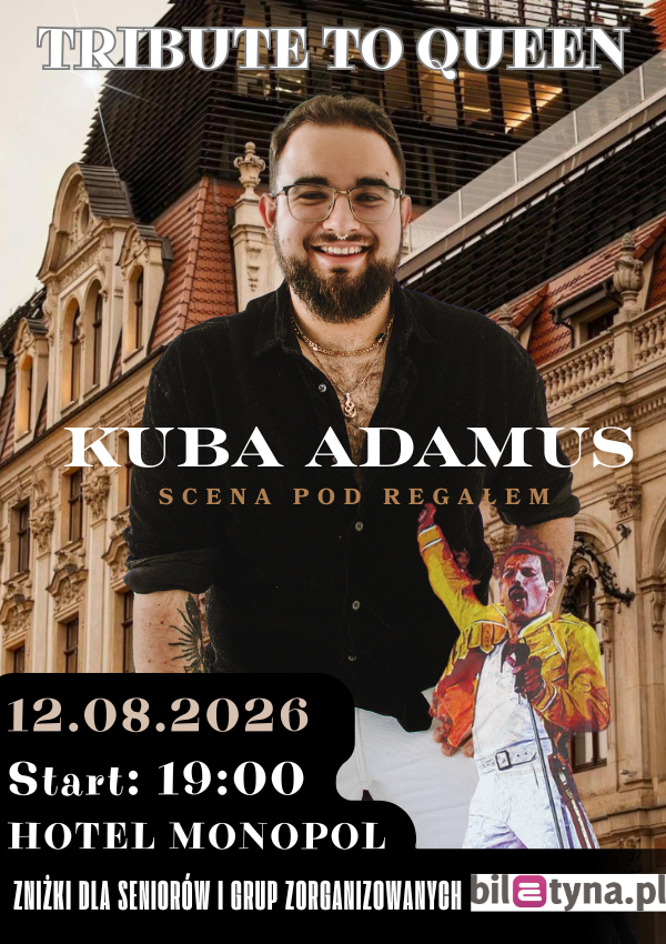 Premiera | Tribute to QUEEN & friends | Kuba Adamus & Scena pod Regałem Wrocław