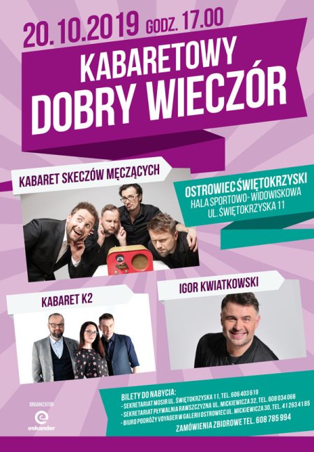 Kabaretowy Dobry Wieczór - Ostrowiec Świętokrzyski - kabaret