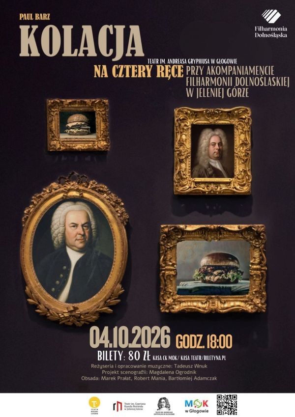 „KOLACJA NA CZTERY RĘCE” PRZY AKOMPANIAMENCIE FILHARMONII DOLNOŚLĄSKIJ W JELENIEJ GÓRZE Głogów