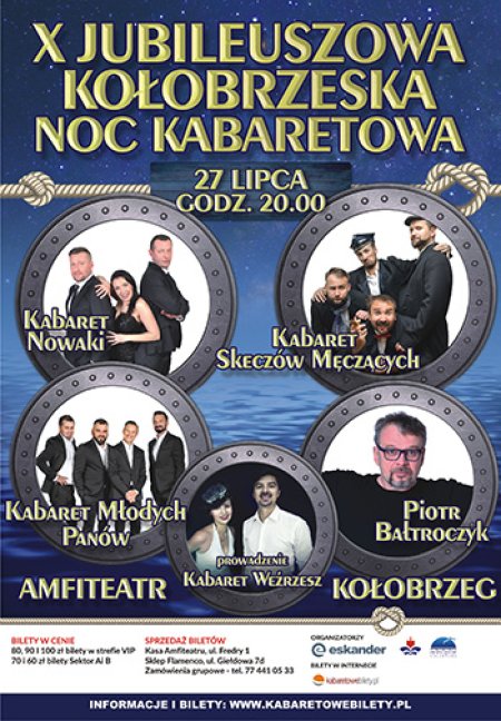 X Kołobrzeska Noc Kabaretowa 2019 - kabaret