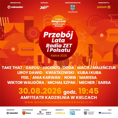 Przebój Lata Radia ZET i Polsatu Kielce 2026 - rejestracja TV POLSAT - festiwal