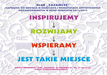 ZAZAMCZE Warsztaty plastyczne 12.08 - dla dzieci