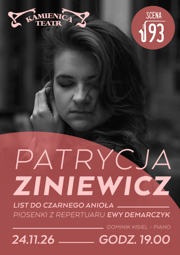 List do Czarnego Anioła. Piosenki z repertuaru Ewy Demarczyk - Teatr Kamienica Warszawa