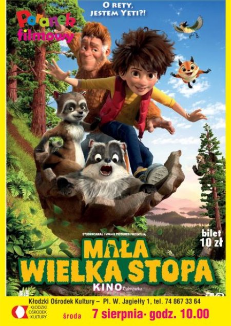 Mała Wielka Stopa - poranek filmowy - dla dzieci