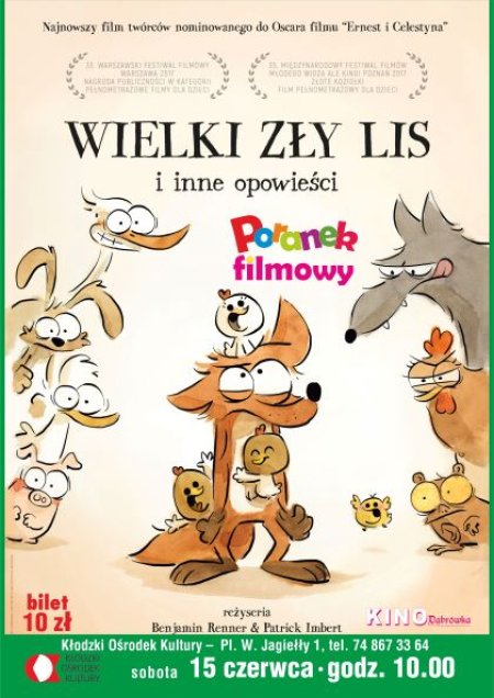 Wielki Zły Lis i inne opowieści - poranek filmowy - kabaret