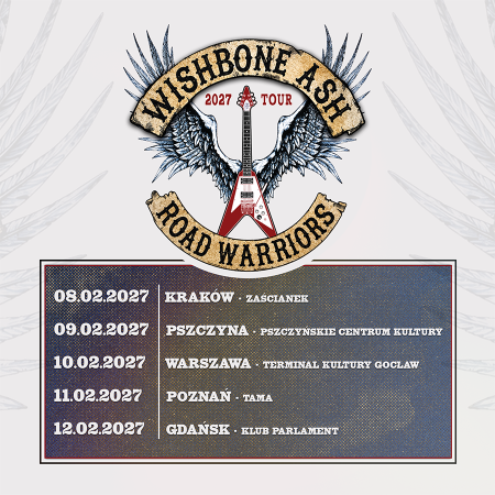 Wishbone Ash - Road Warriors 2027 Tour - koncert