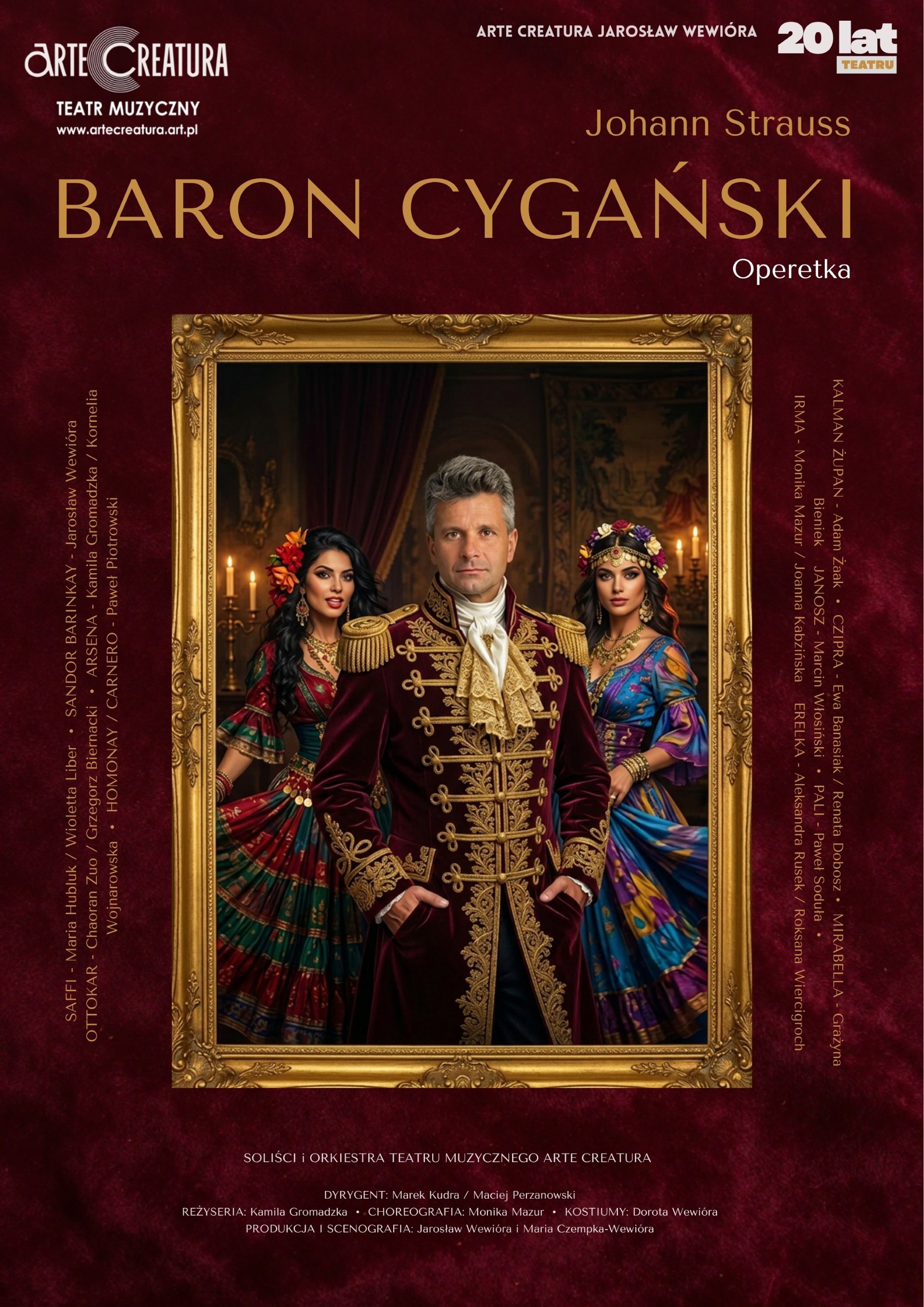 Baron cygański J. Straussa operetka - Arte Creatura Teatr Muzyczny Racibórz