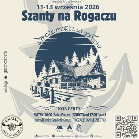 Szanty na Rogaczu - A moŻe moRZe w górach - koncert