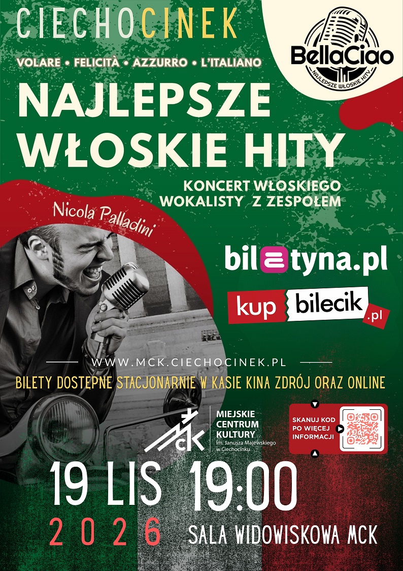 Bella Ciao – Najlepsze włoskie hity! Ciechocinek