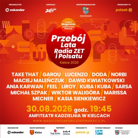 Przebój Lata Radia ZET i Polsatu Kielce 2026 - rejestracja TV POLSAT - festiwal