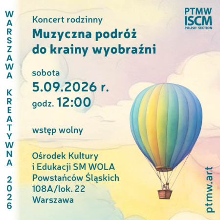 Koncert rodzinny Muzyczna Podróż do Krainy Wyobraźni - koncert