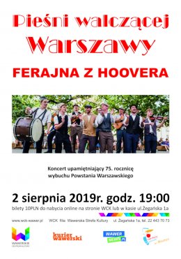 Pieśni walczącej Warszawy - Ferajna z Hoovera - koncert